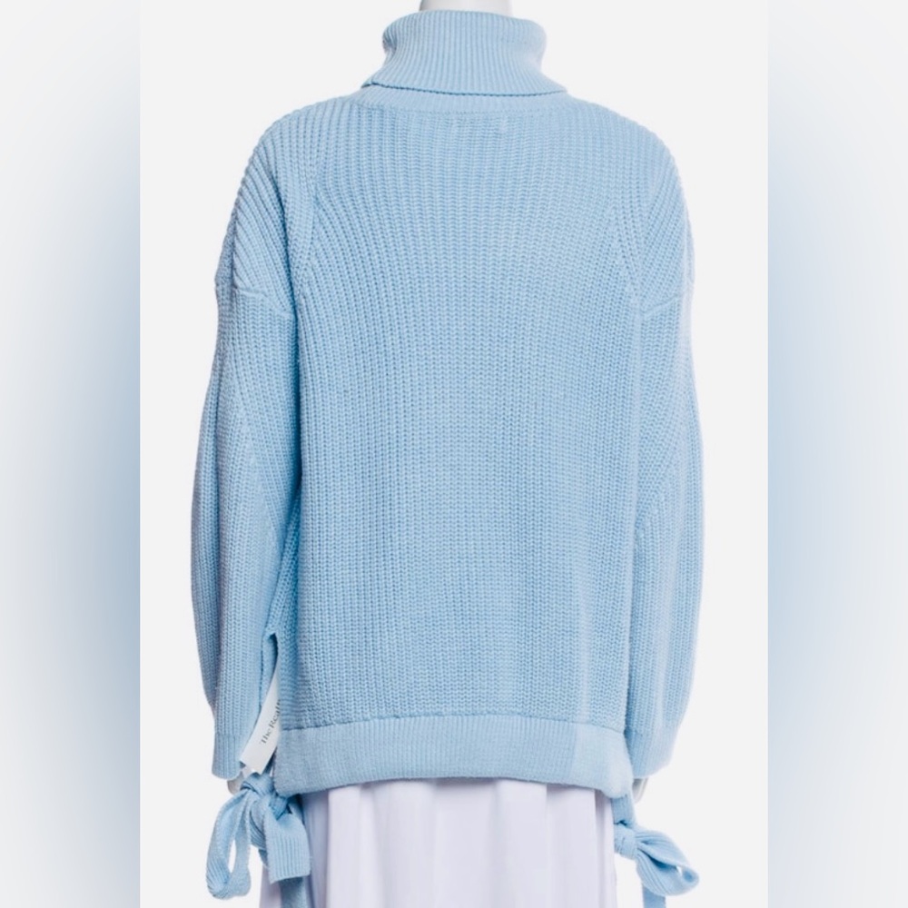 Jason Wu Collective Baby Blue Oversized Turtleneck Sweater - Picture 4 of 10